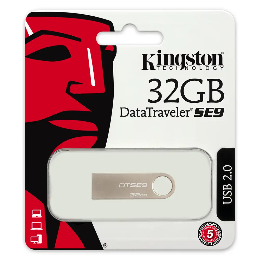 USB KINGSTON 32GB DATA TRAVELER 2.0 METAL DTSE9H/32GB
