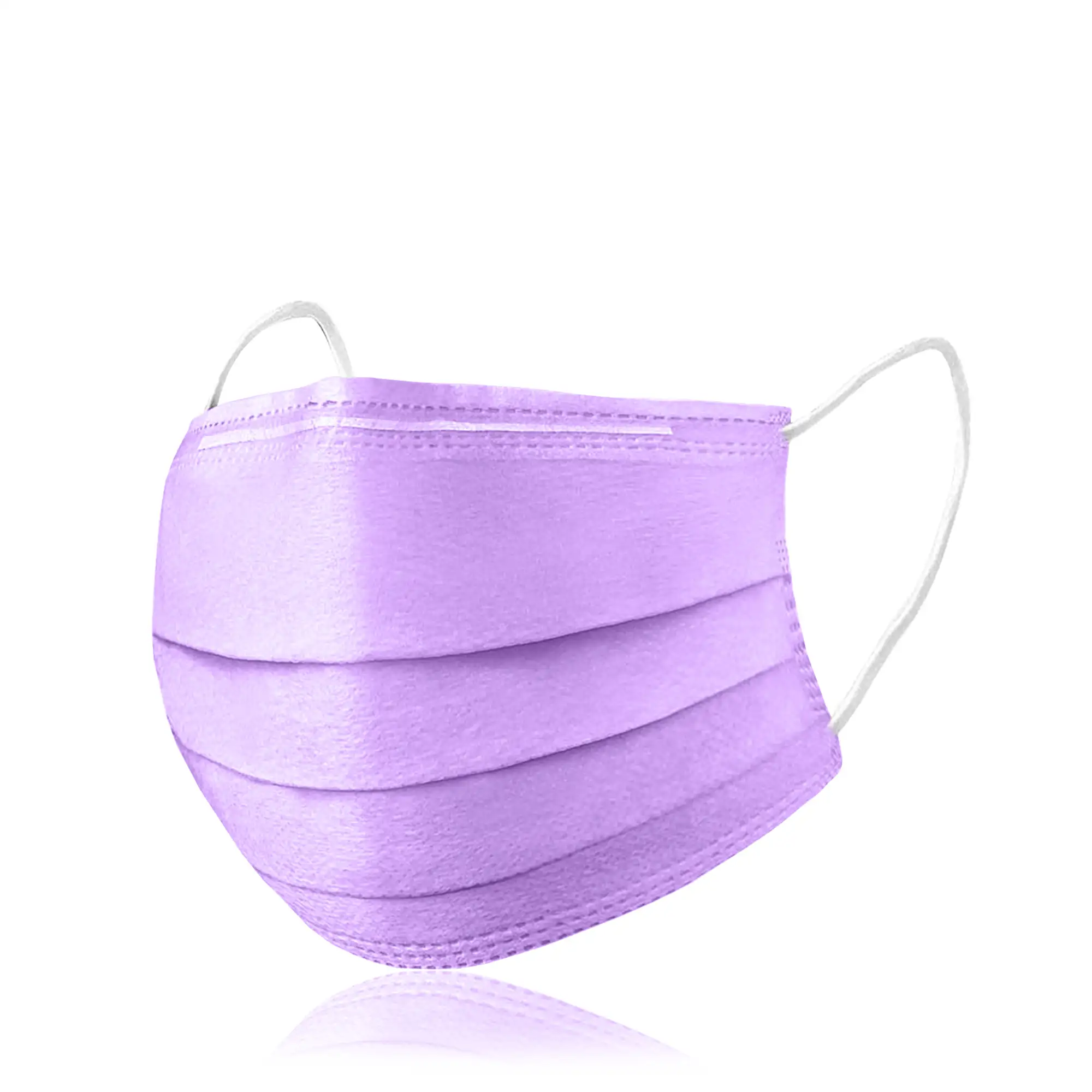 50 uds. Mascarilla HIGIÉNICA NO REUTILIZABLE de protección individual triple capa de uso personal. TEST REPORT AITEX conforme normativa EN 14683:2019+AC:2019  Especificación UNE 0064-1:2020.