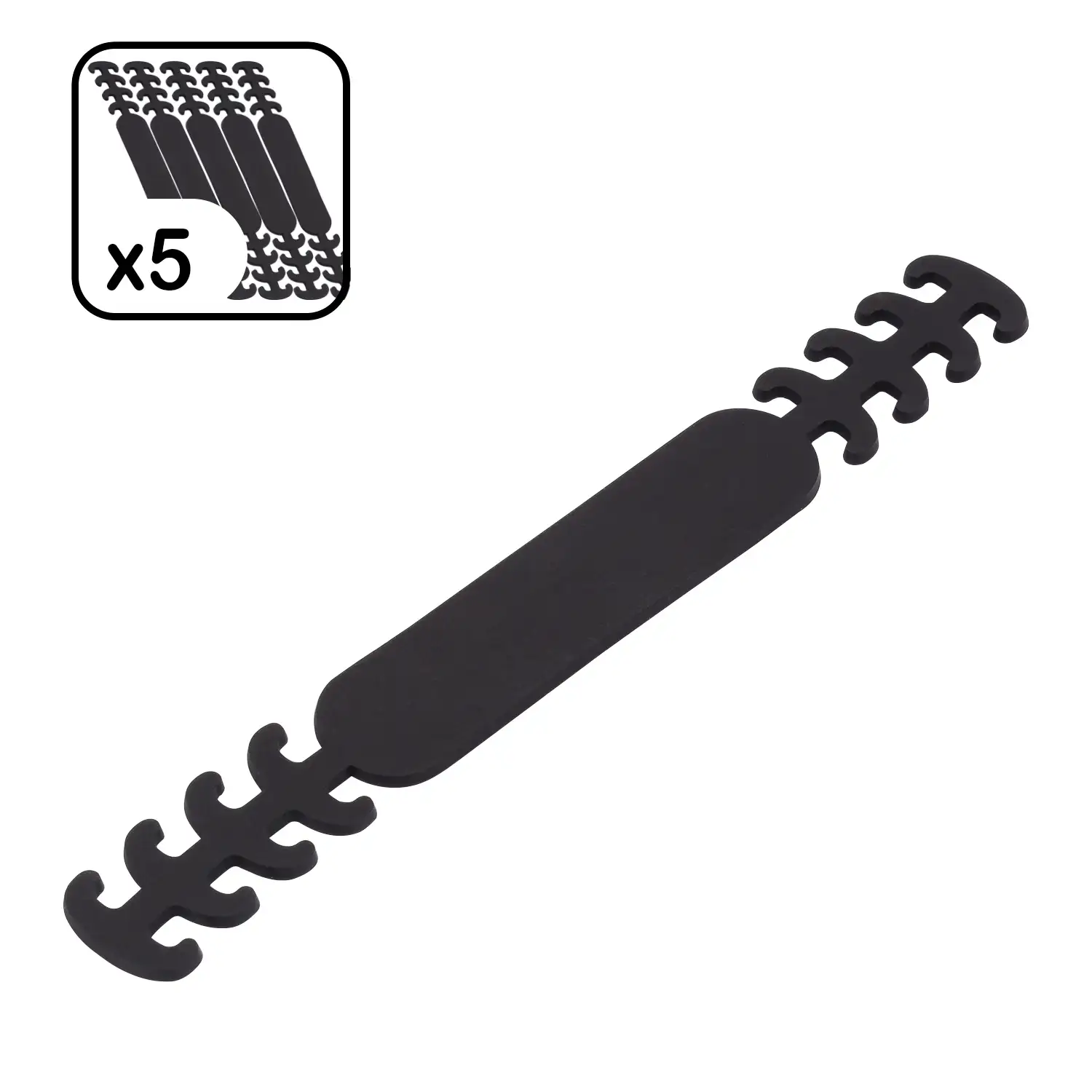 Pack X5 Salva orejas trasnuca para mascarillas, en silicona suave y flexible.