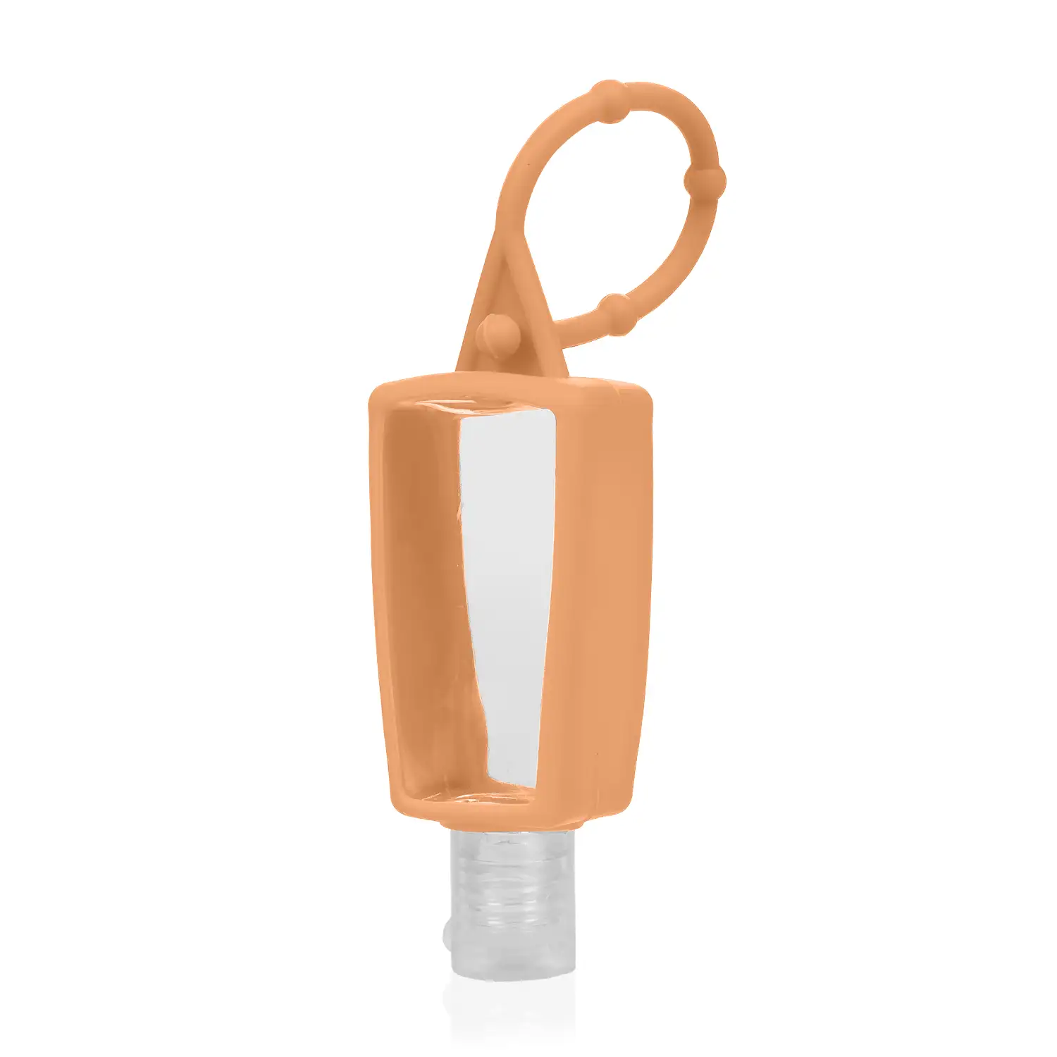 Llavero botella higienizante de manos alcohol rellenable 30ml de silicona con colgante
