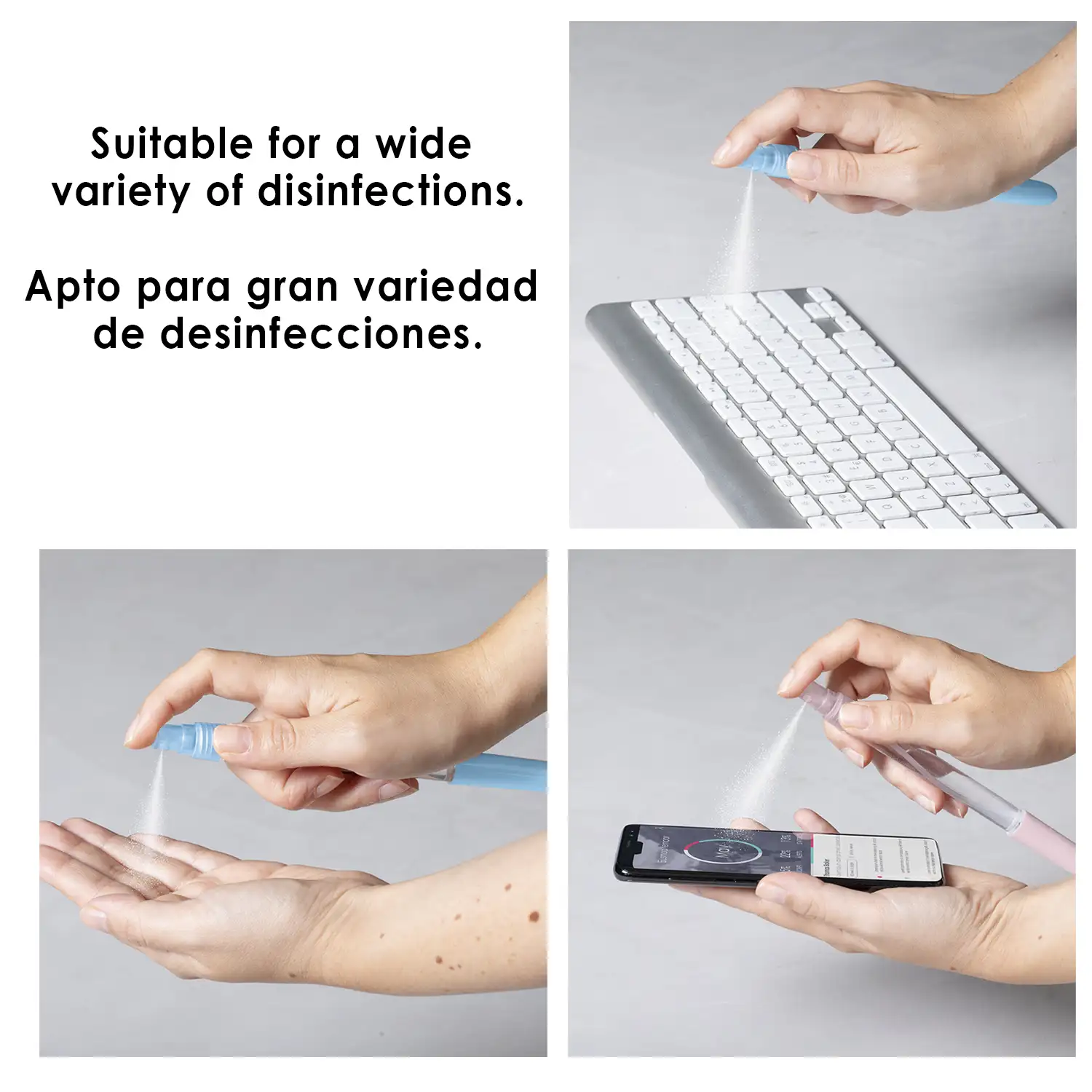 Bolígrafo con expendedor de gel hidroalcohólico