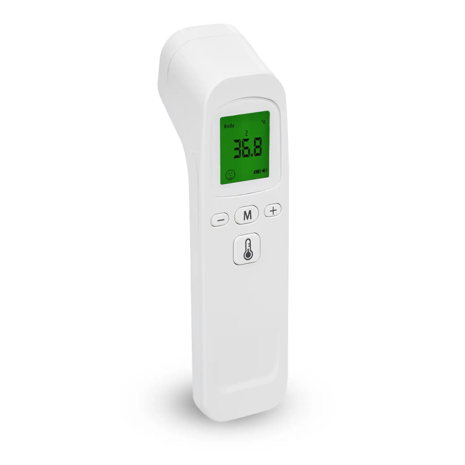 Termómetro infrarrojo sin contacto HG02 V1. Modo temperatura corporal y de objetos.