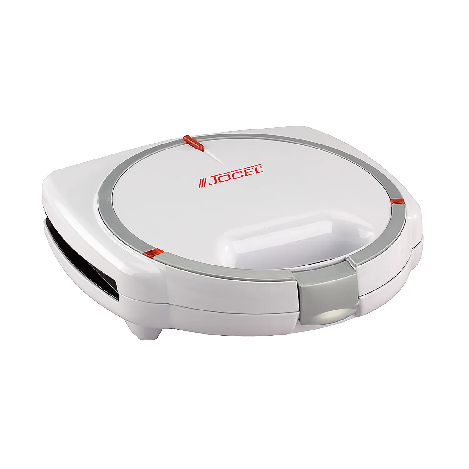 Sandwichera con 750W. Capacidad para dos sándwiches.