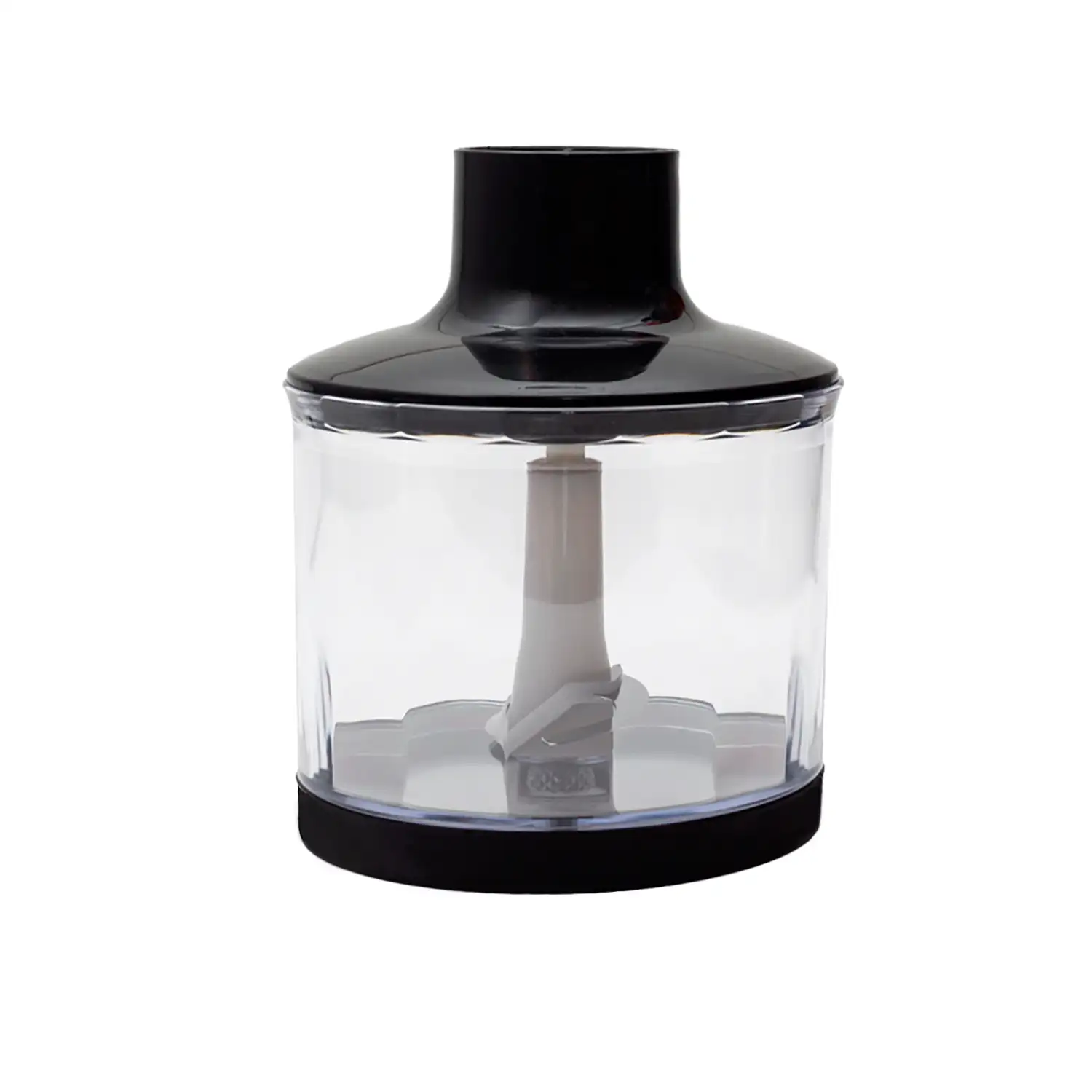 Batidora de 800W con tres velocidades. Incluye picadora, amasador y taza con tapa.
