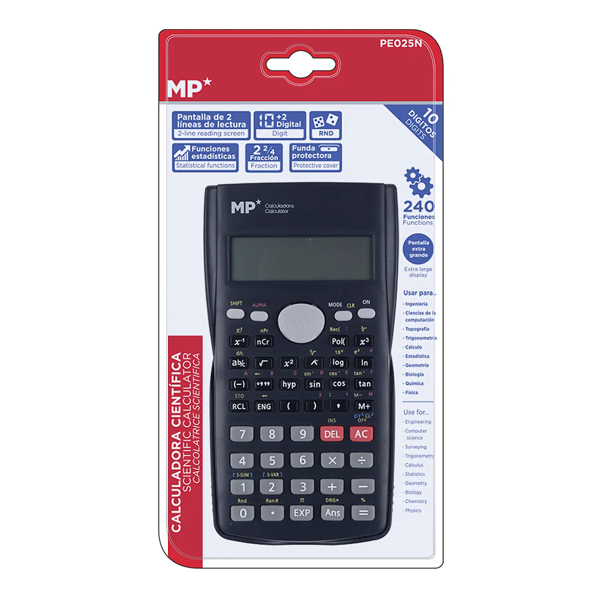 CALCULADORA CIENTÍFICA NEGRO