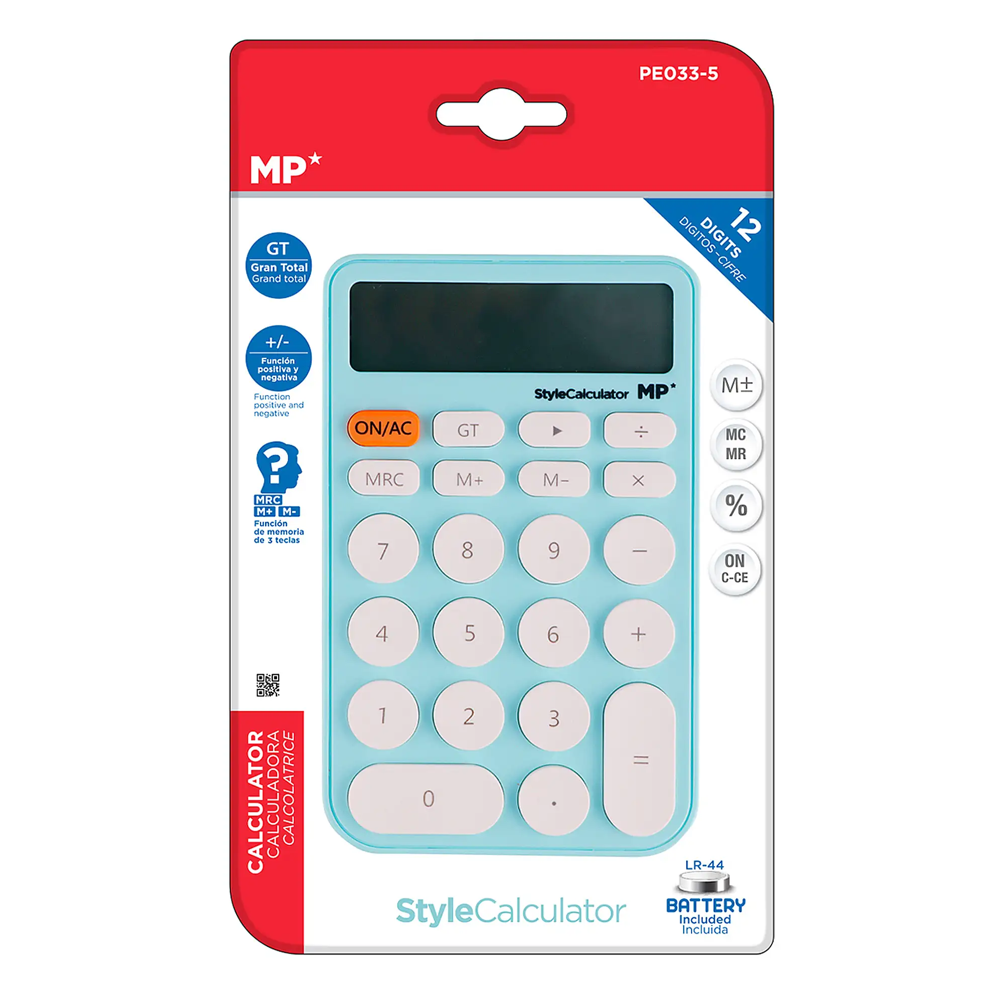 CALCULADORA STYLE CELESTE