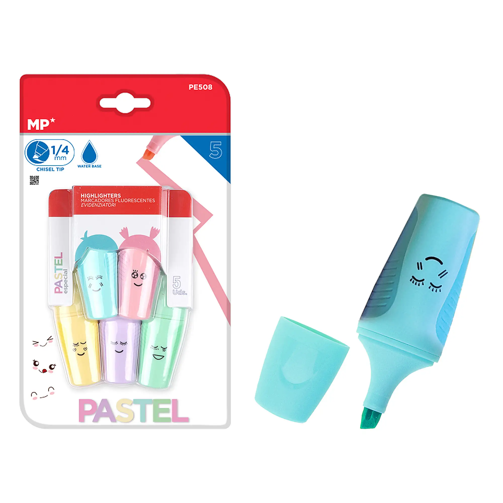 MARCADOR PASTEL MINI 5 Uds. PACK AHORRO