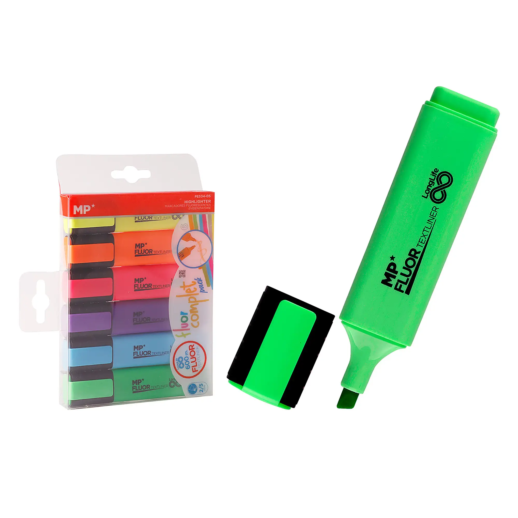 MARCADOR TEXTLINER FLUOR COMPLET 6 Uds.