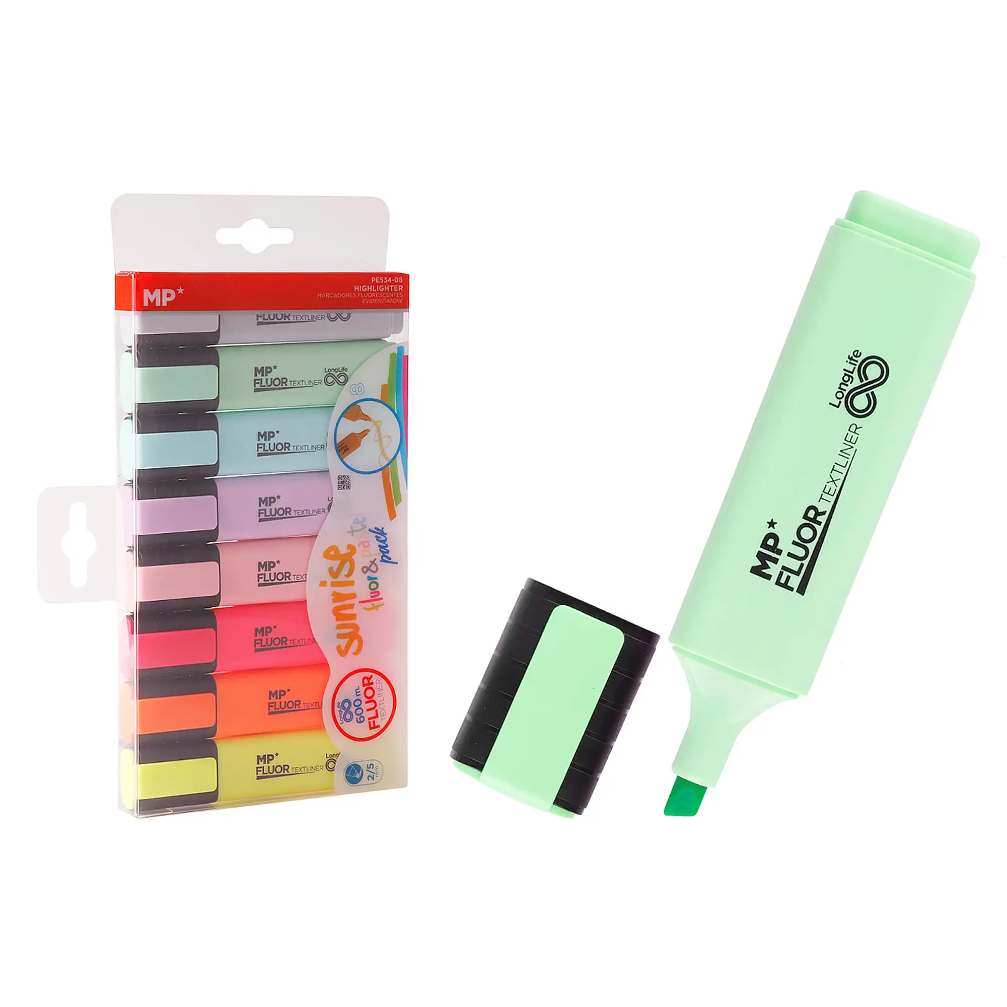 MARCADOR TEXTLINER SUNRISE PACK 8 Uds.