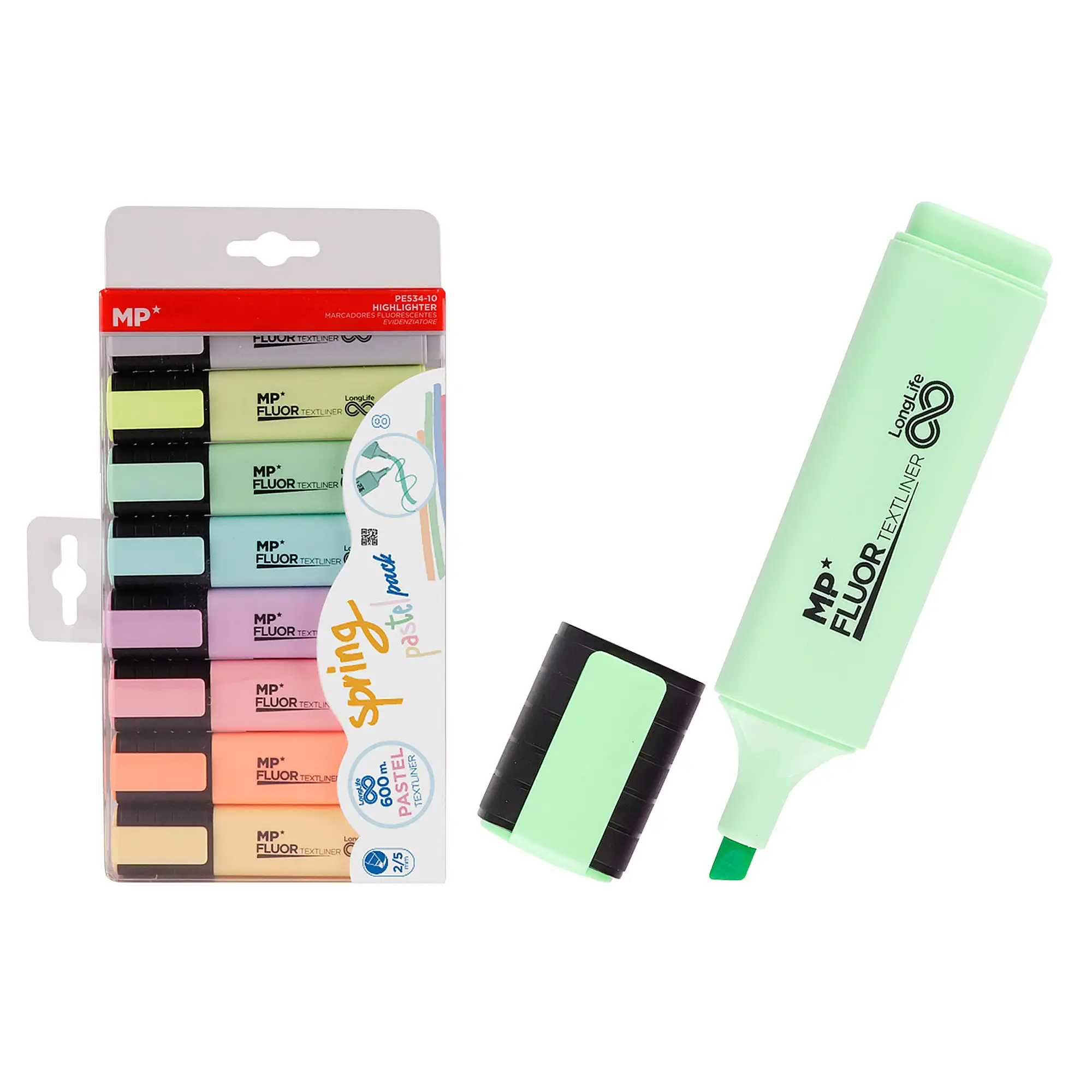 MARCADOR TEXTLINER SPRING PACK 8 Uds.