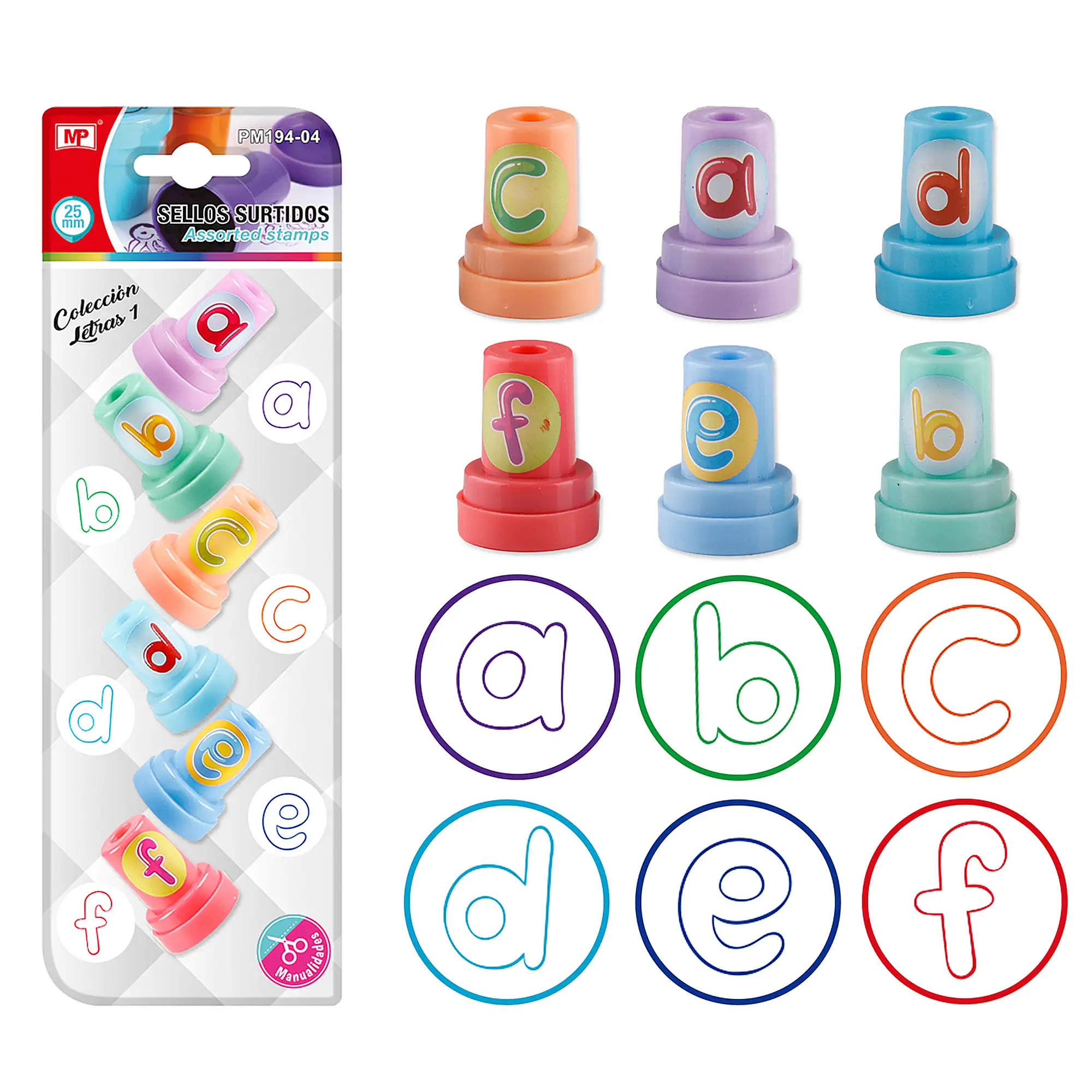 12 packs SELLOS INFANTILES SURTIDOS 6 Uds.