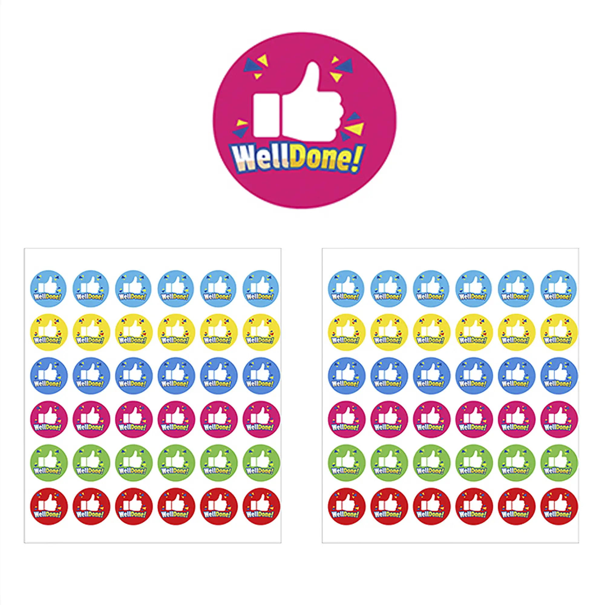 PACK 24 UNIDADES ETIQUETAS ADHESIVAS PERSONALIZABLES DECORADAS DISEÑO 