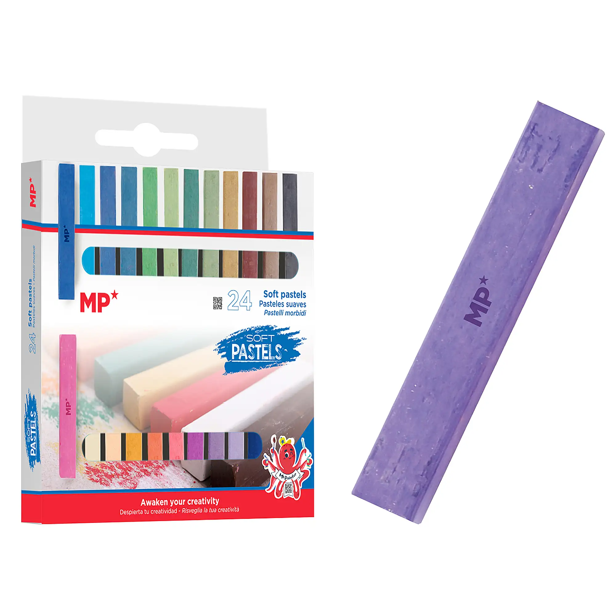 PINTURA PASTEL 24 COLORES