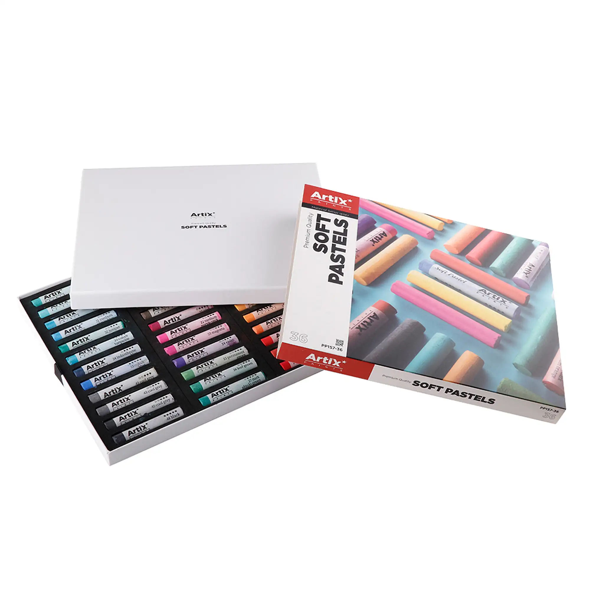 PINTURA PASTEL REDONDO 36 COLORES