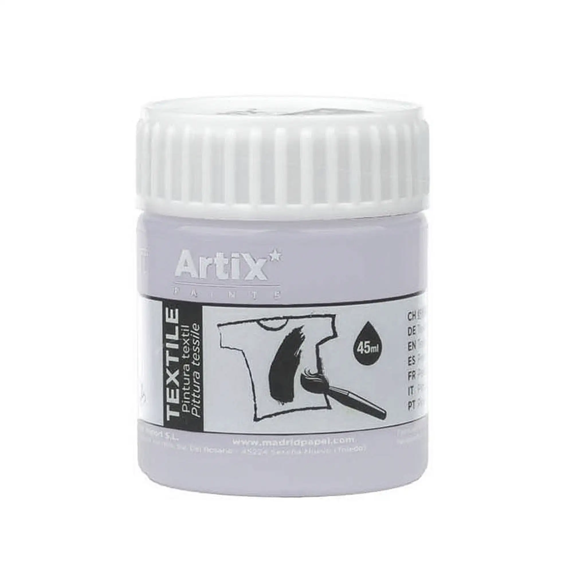 Pack 6 Uds. PINTURA TEXTIL LILA 45 ml