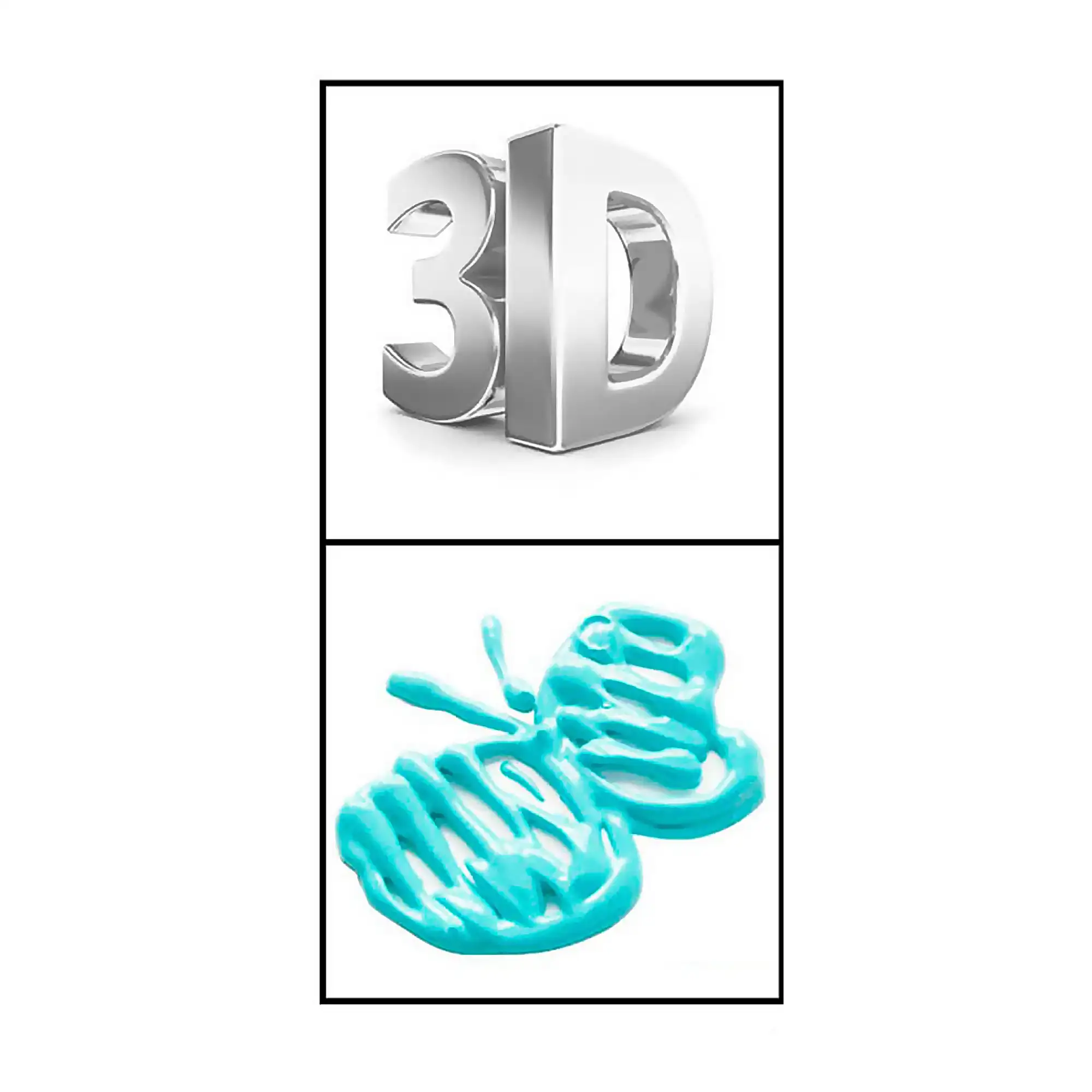 PACK 8 UDS PINTURA 3D MANUALIDADES TURQUESA  30 ml
