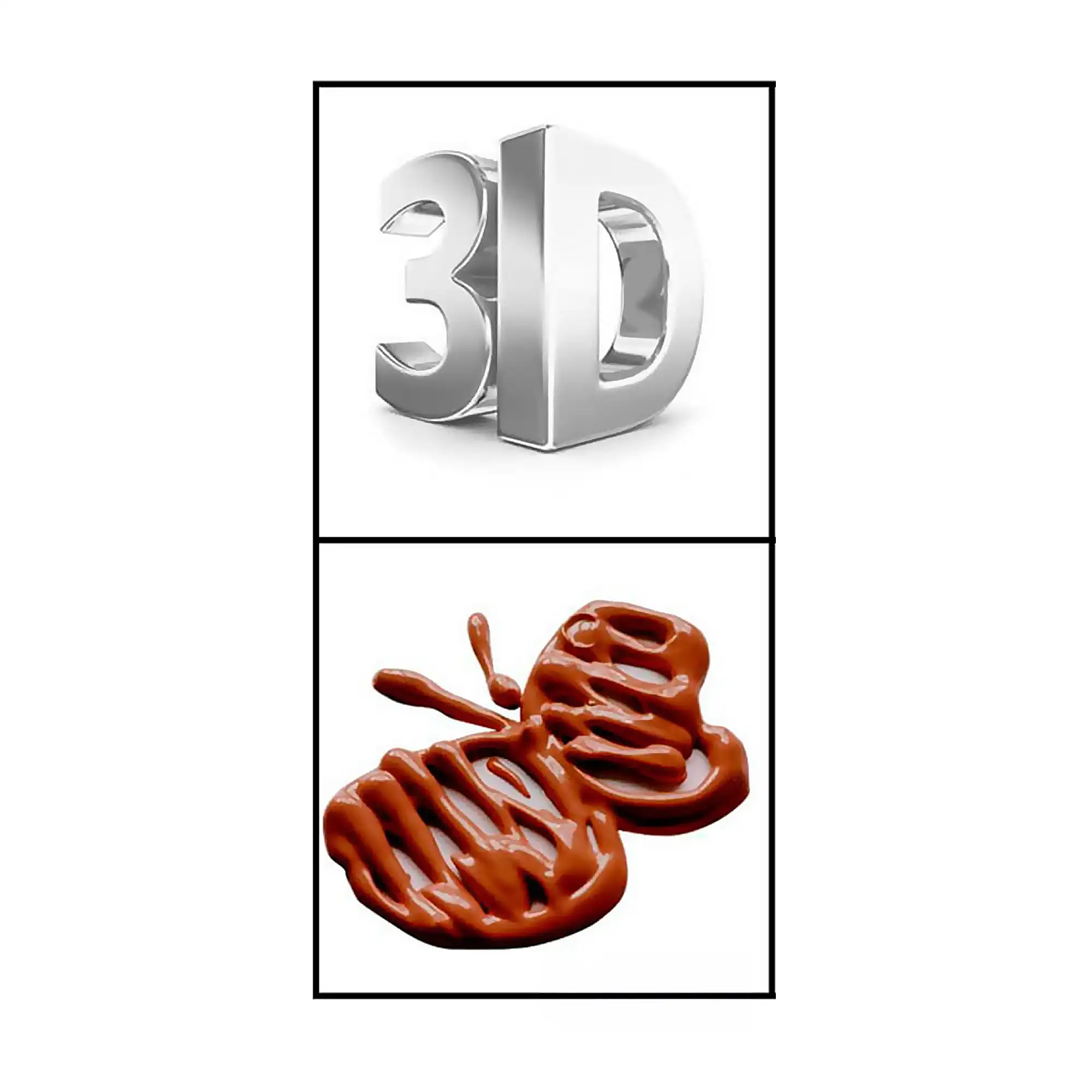 PACK 8 UDS PINTURA 3D MANUALIDADES MARRÓN  30 ml