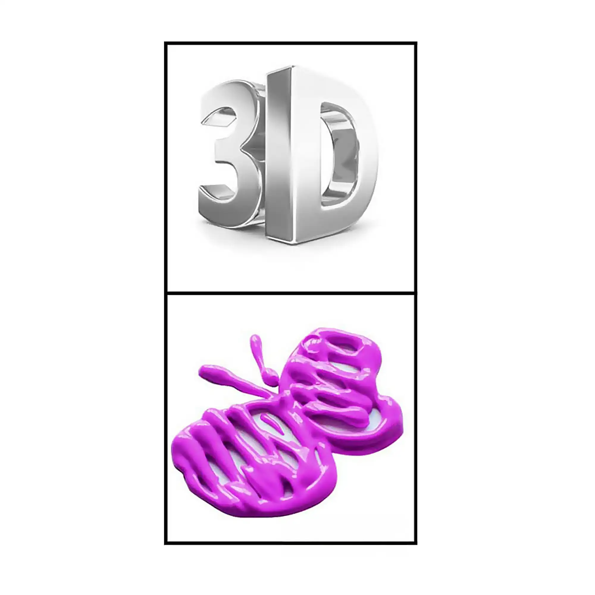 PACK 8 UDS PINTURA 3D MANUALIDADES MORADO  30 ml