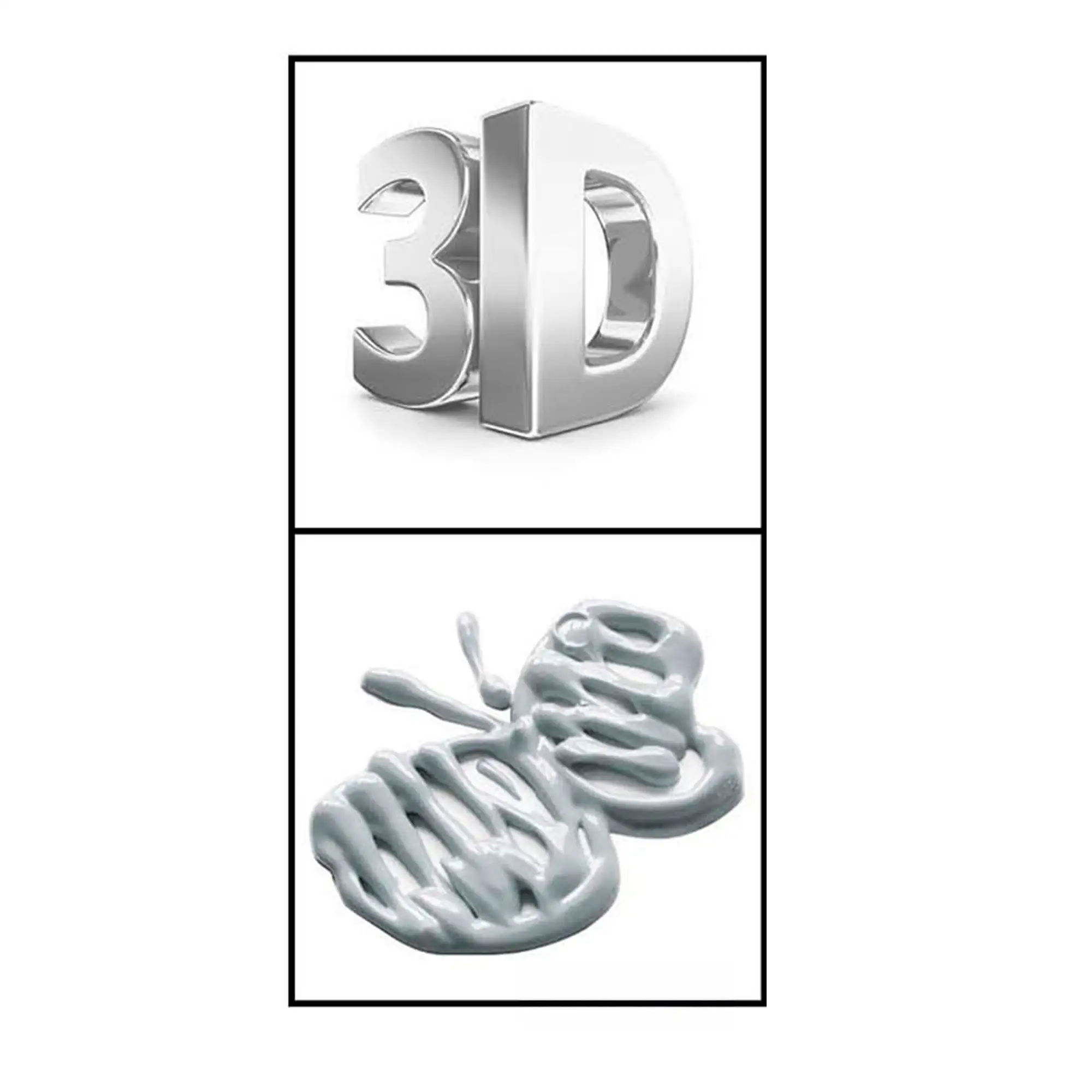 PACK 8 UDS PINTURA 3D MANUALIDADES GRIS OSCURO  30 ml