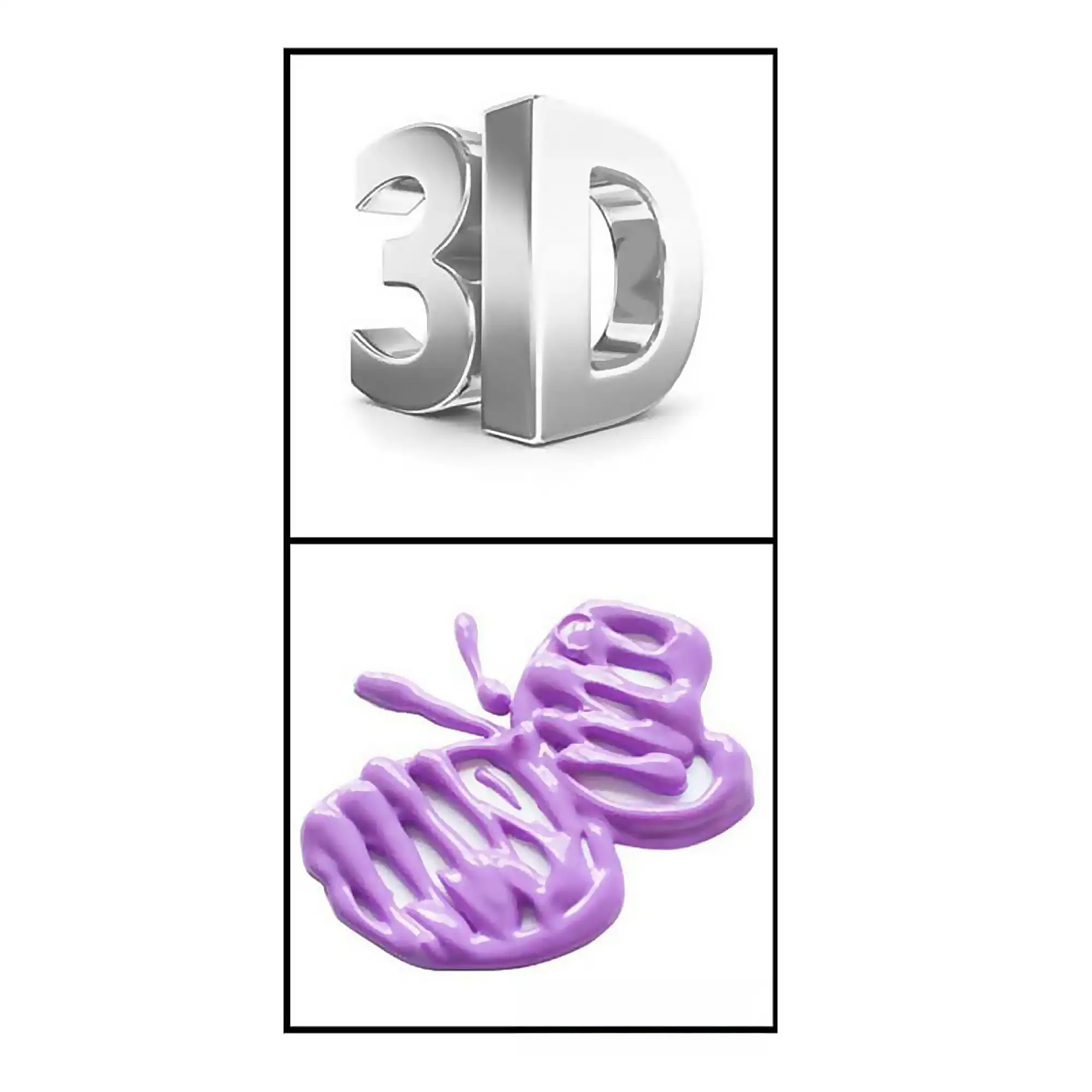 PACK 8 UDS PINTURA 3D MANUALIDADES VIOLETA  30 ml