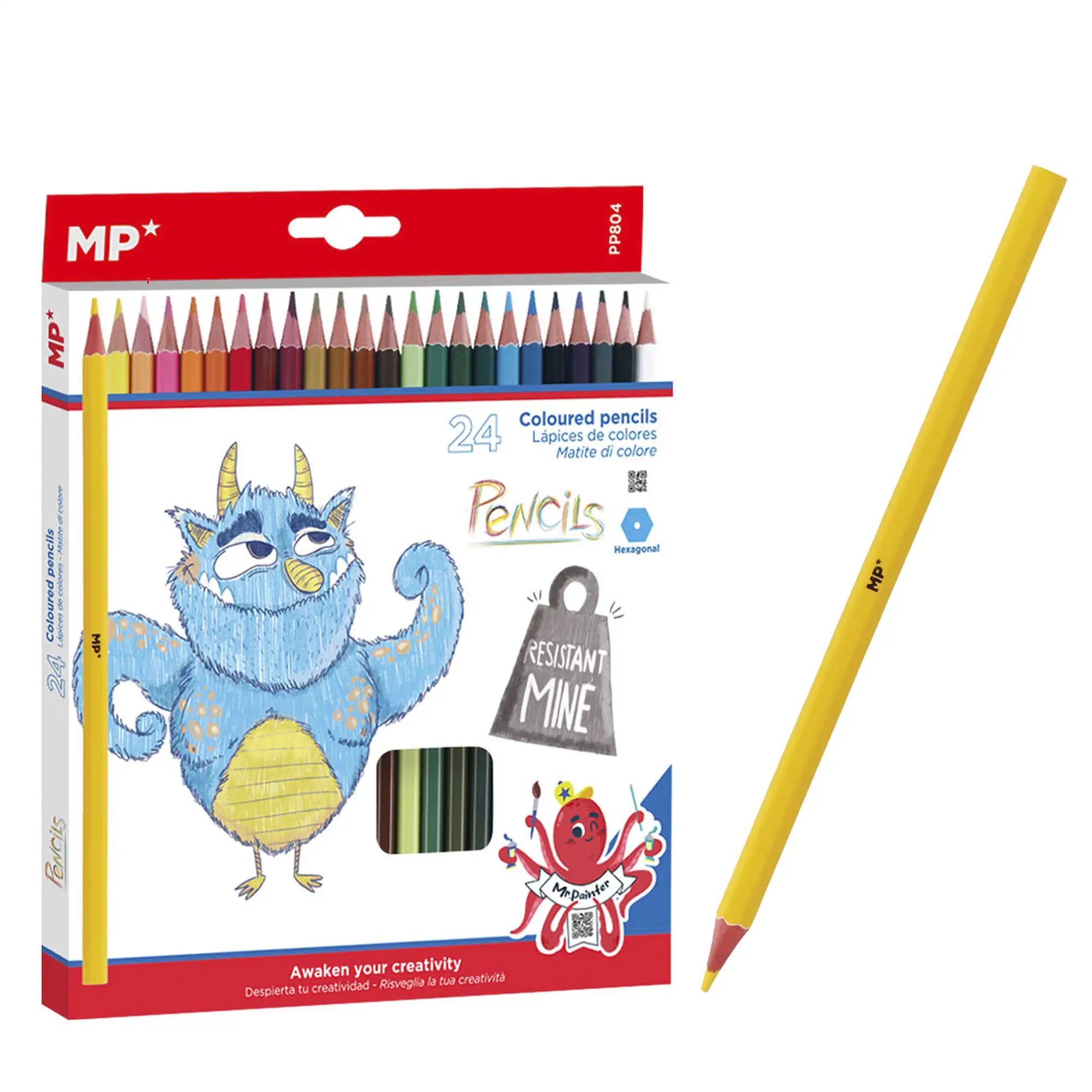 LÁPIZ DE COLOR 24 Uds.