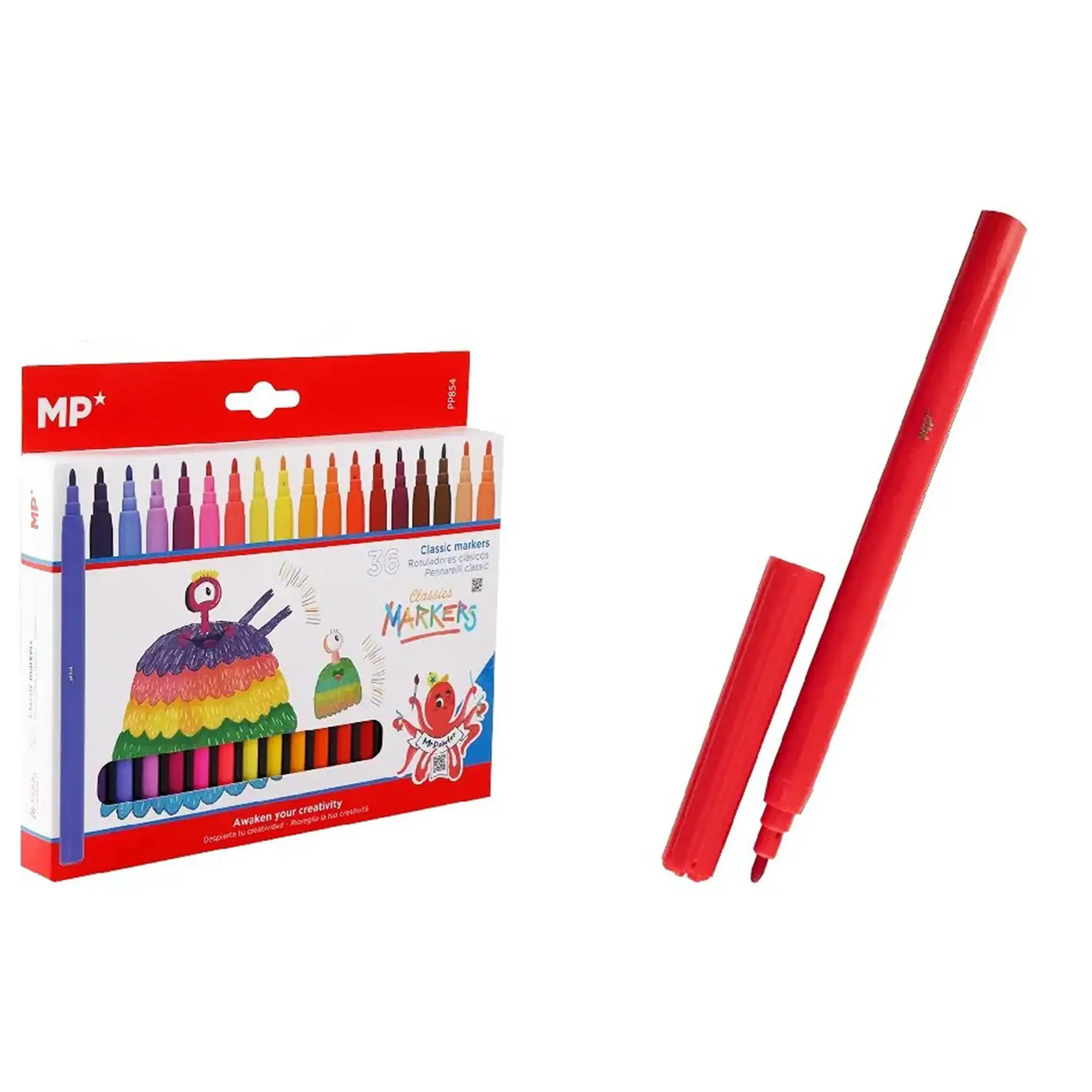 12 PACKS DE ROTULADORES 36 Uds.