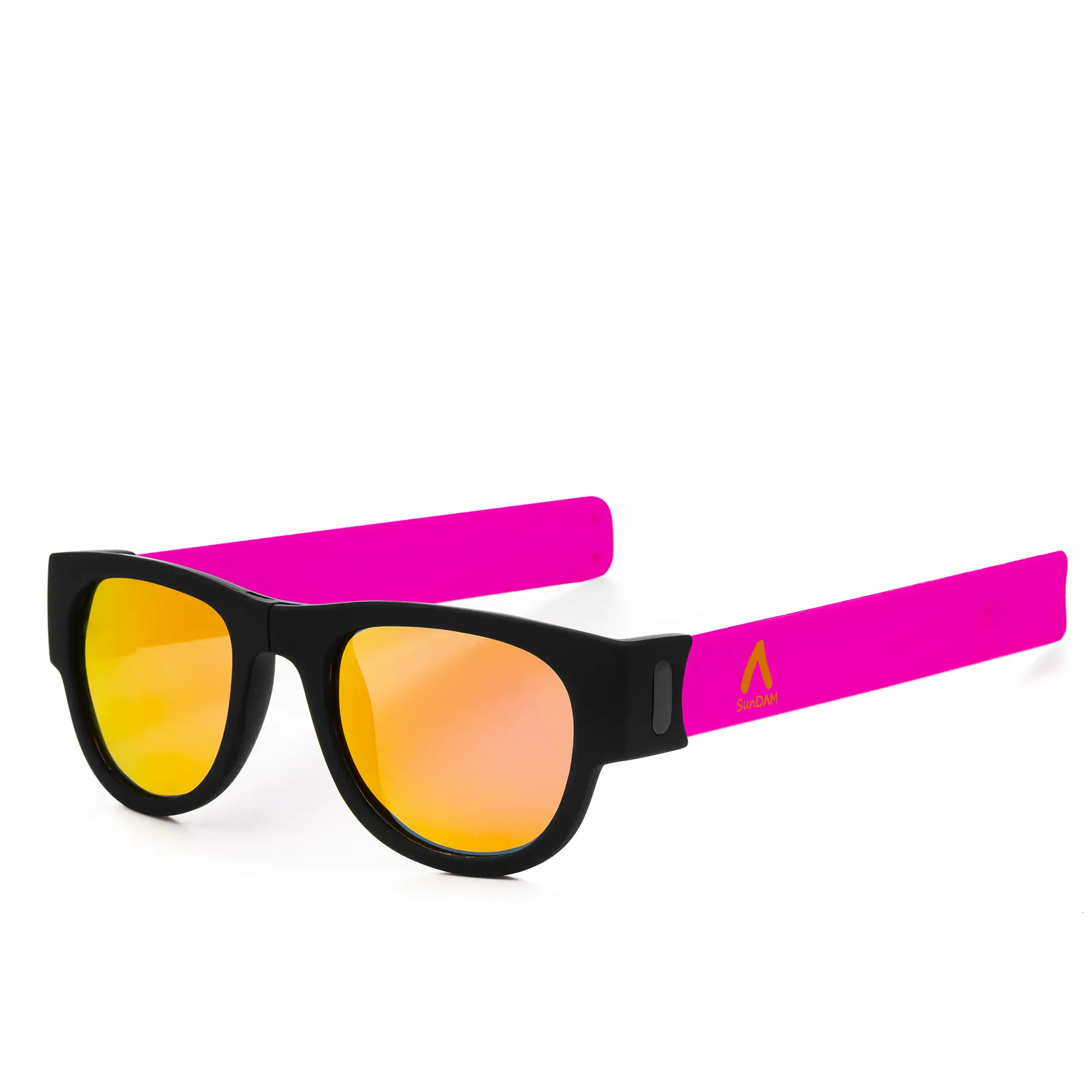 Gafas de sol polarizadas efecto espejo, plegables y enrollables UV400