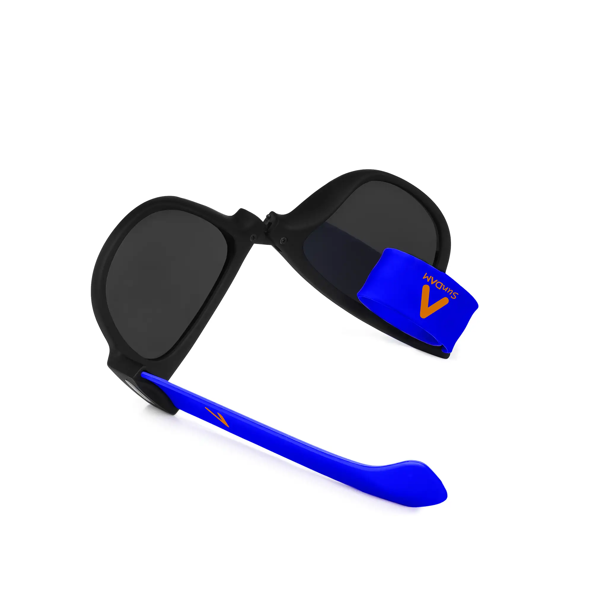 Gafas de sol polarizadas efecto espejo, plegables y enrollables UV400