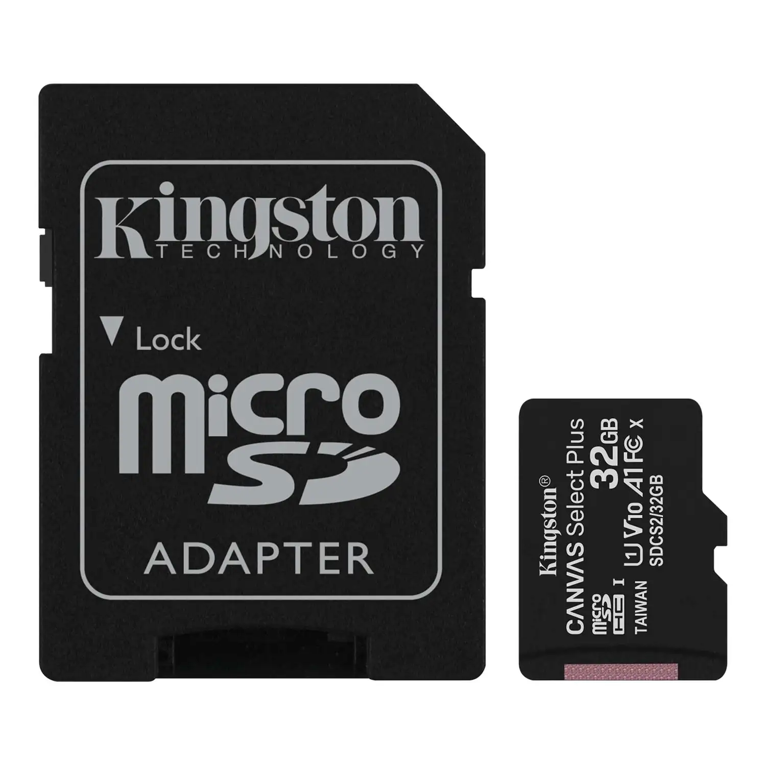 Micro SD HC Kingston Canvas Select Plus 32GB y Adaptador a SD