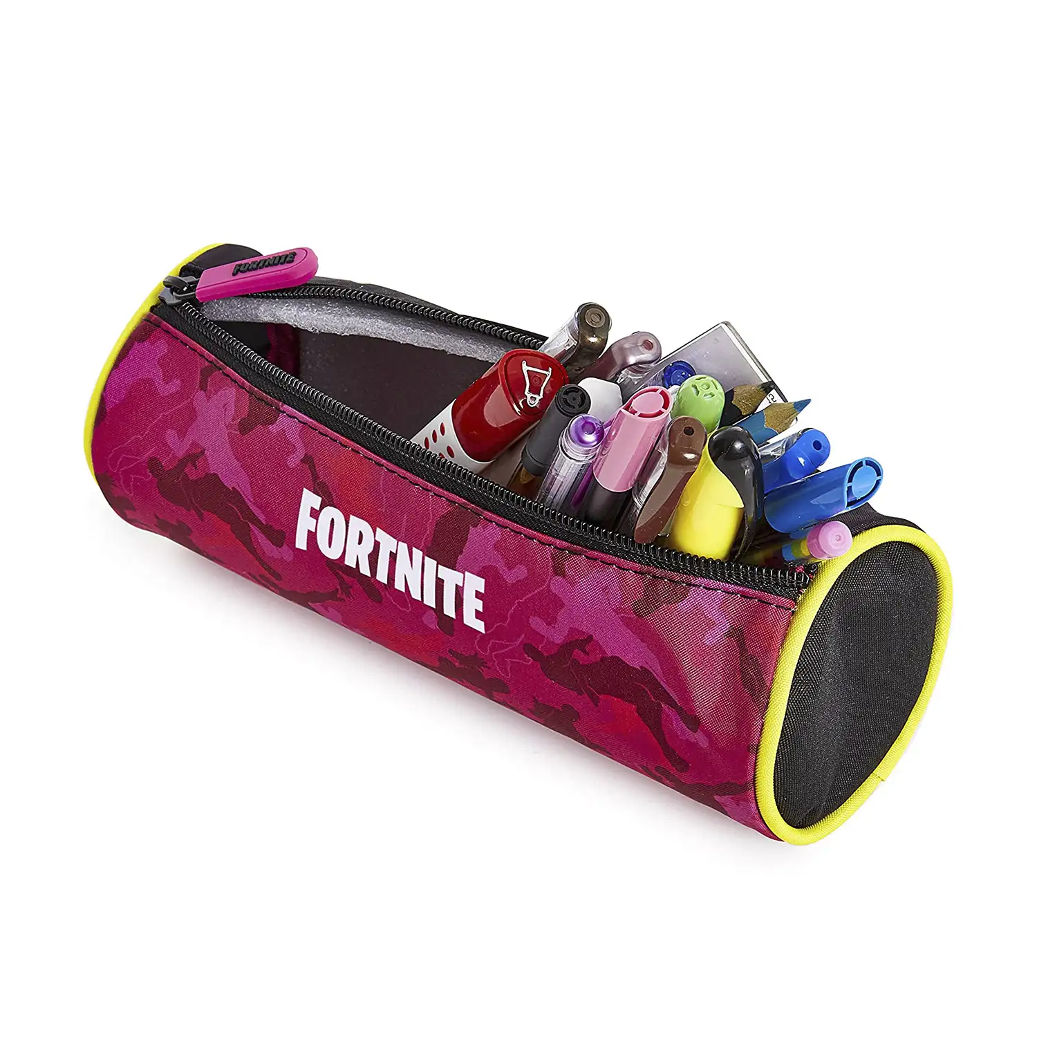 Portatodo redondo Fortnite Skull Trooper. Interior totalmente forrado y personalizado.
