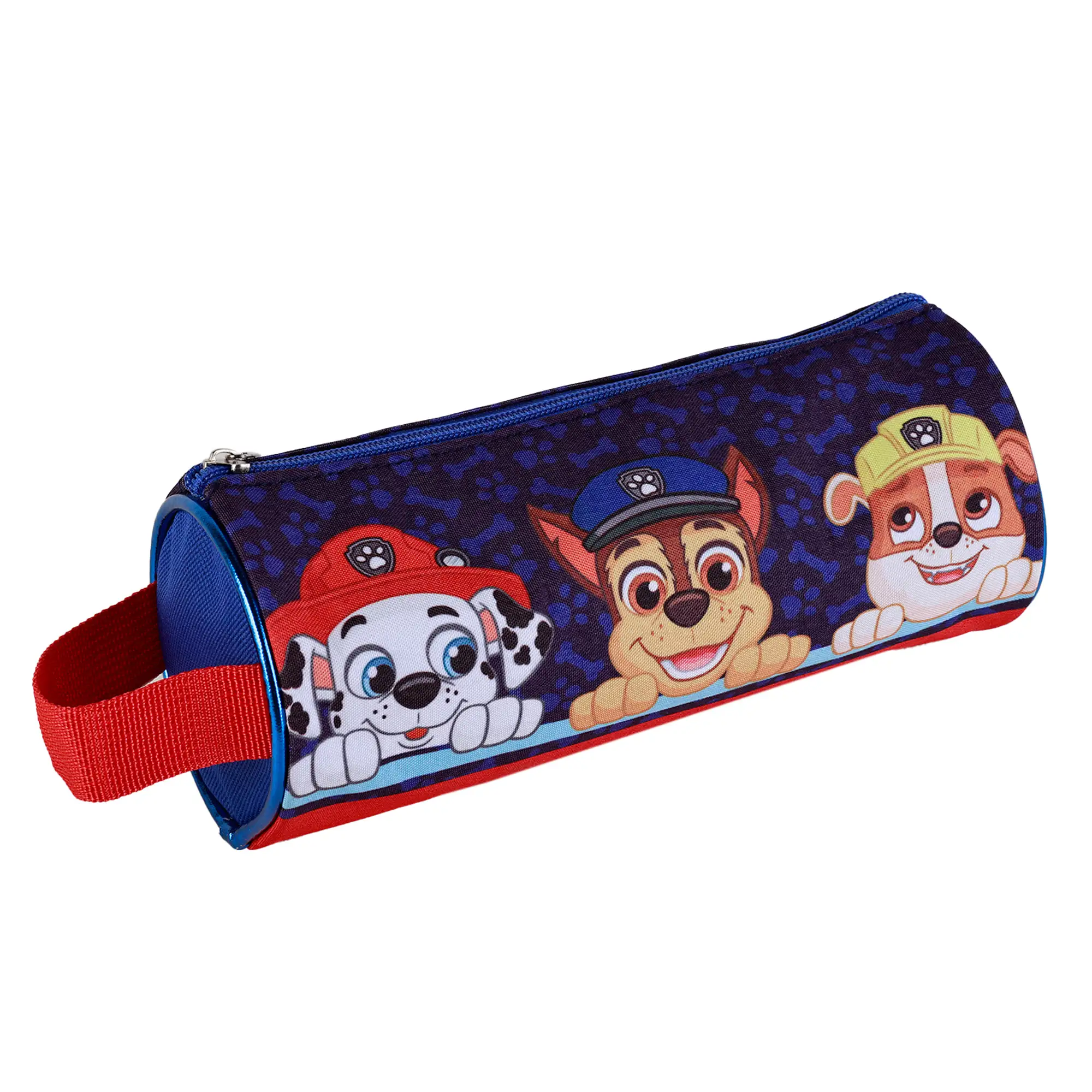Portatodo redondo Paw Patrol. Interior totalmente forrado y personalizado.