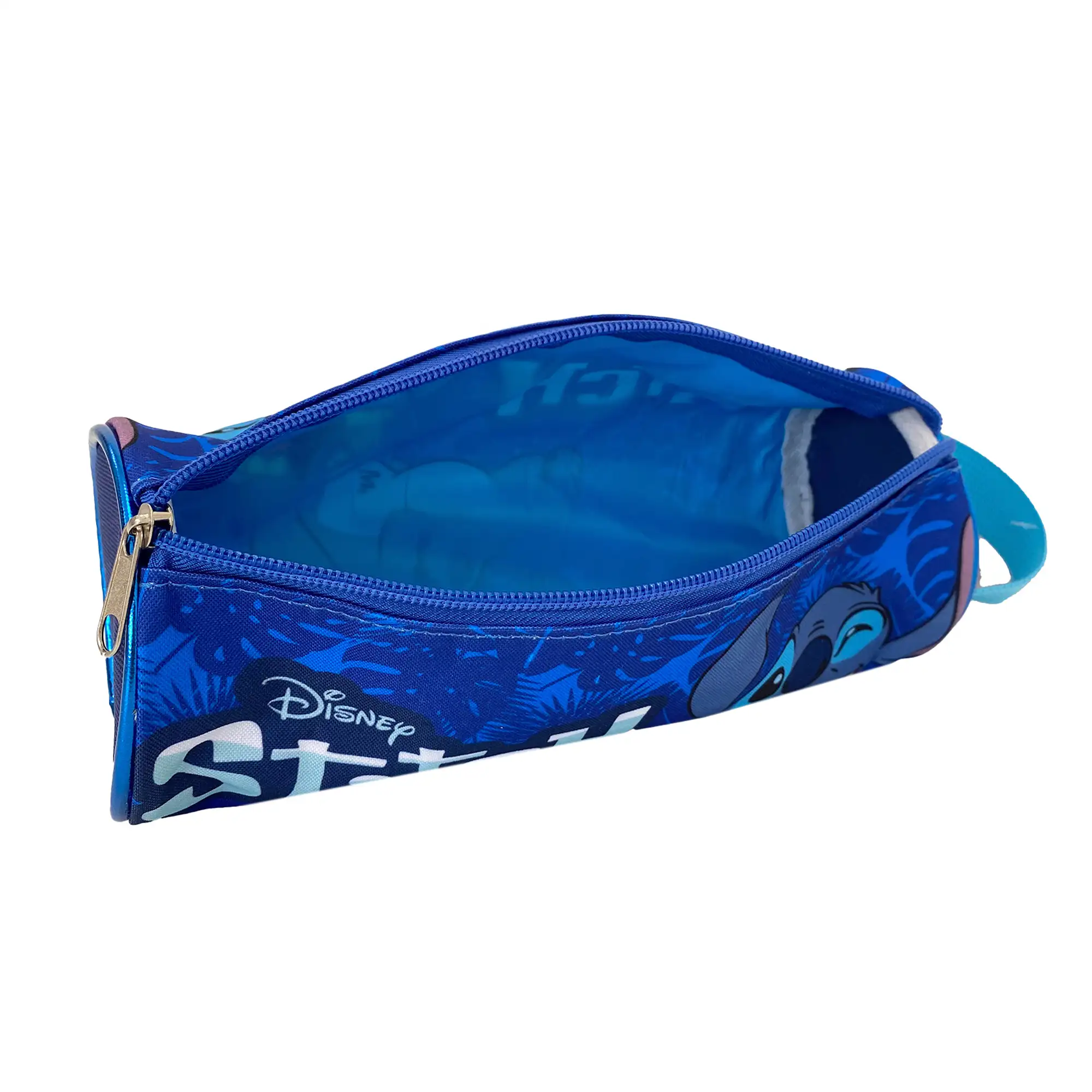 Portatodo redondo Stitch. Interior totalmente forrado y personalizado.
