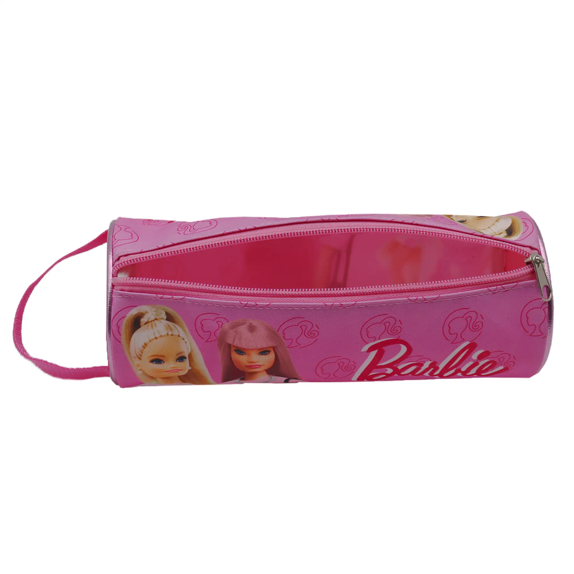 Portatodo redondo Barbie fashion. Interior totalmente forrado y personalizado.