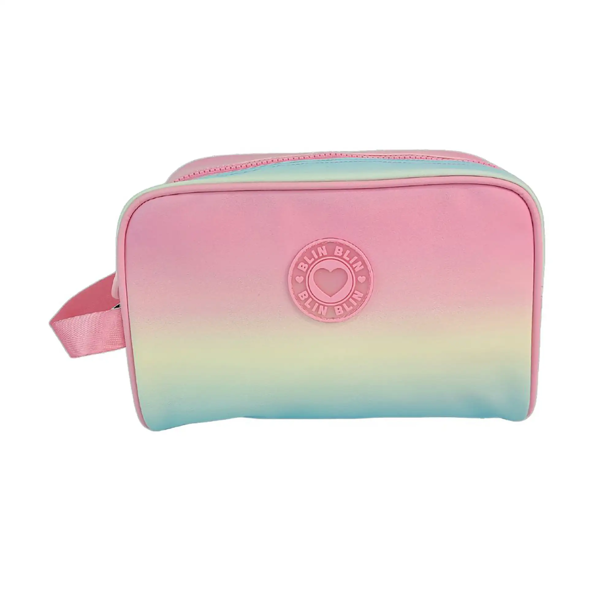 Neceser Blin Blin Gradient Pink. Material repelente al agua.