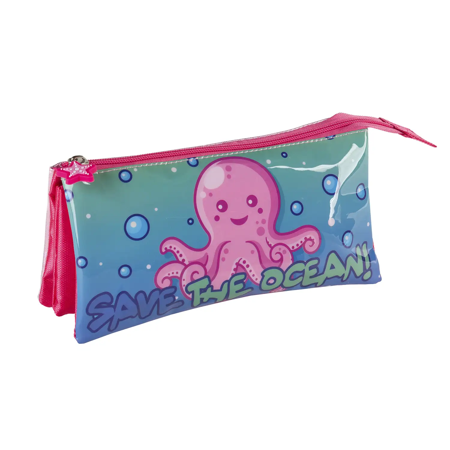 Estuche triple pulpito Save The Ocean. 