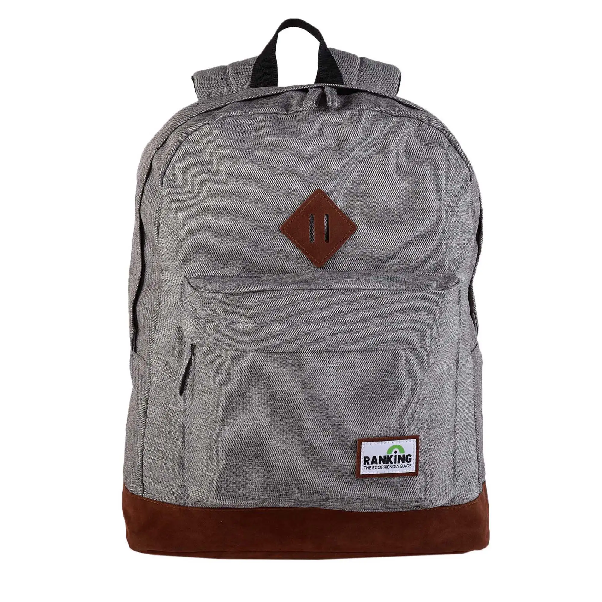 Mochila Americano Ranking Gris. Compartimento portalaptop. Interior totalmente forrado y personalizado.
