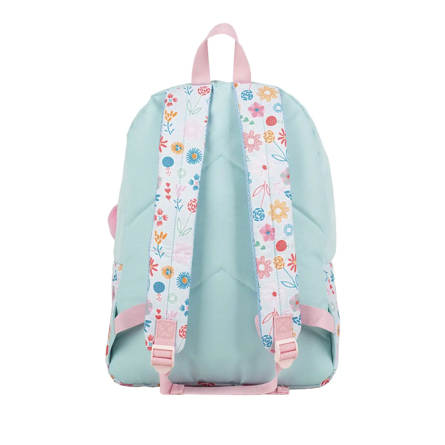 Blin-Blin Back To Nature mochila americano, adaptable a carro. Compartimento portalaptop. Con accesorio pom-pom.