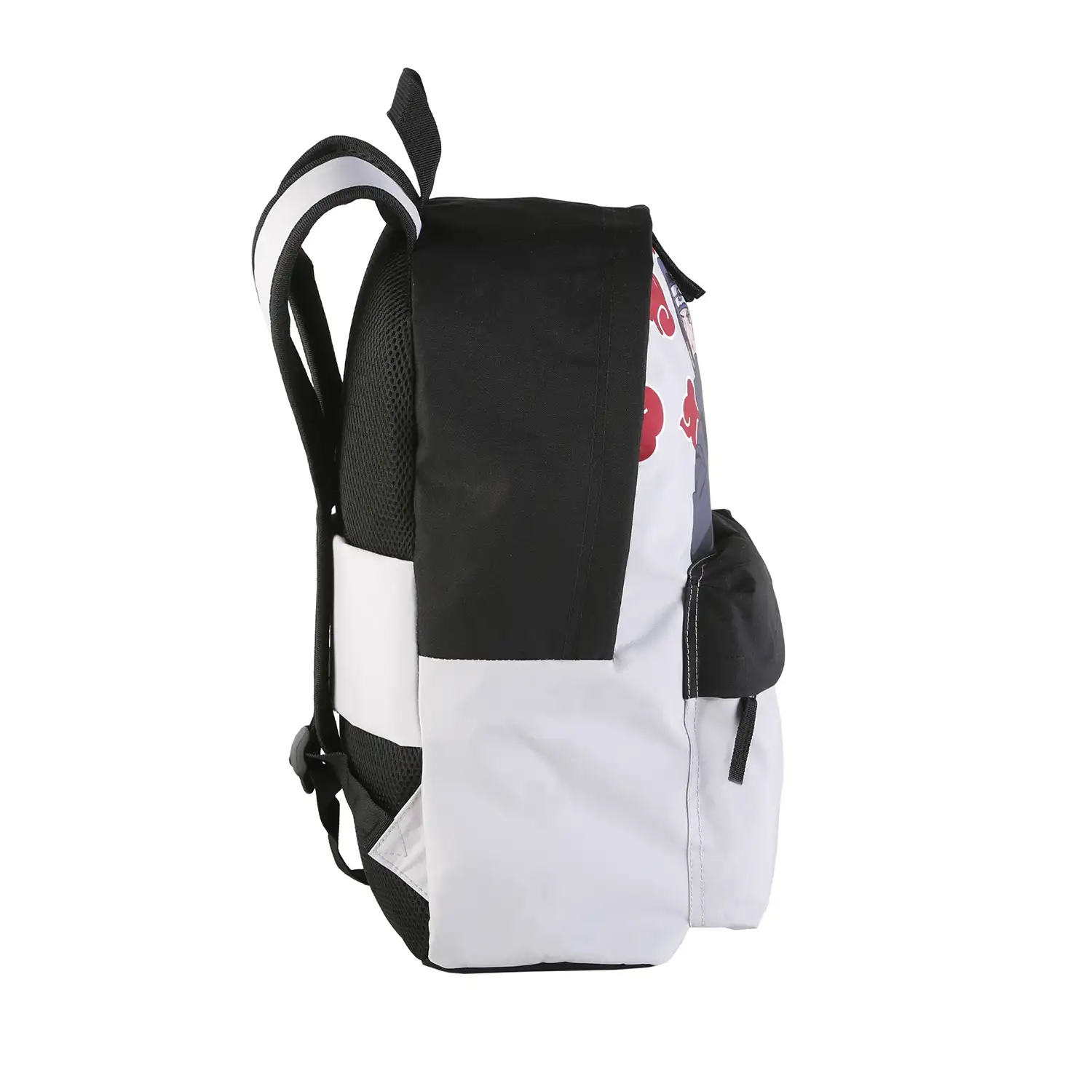 Naruto Itachi mochila americano, adaptable a carro. Compartimento portalaptop.
