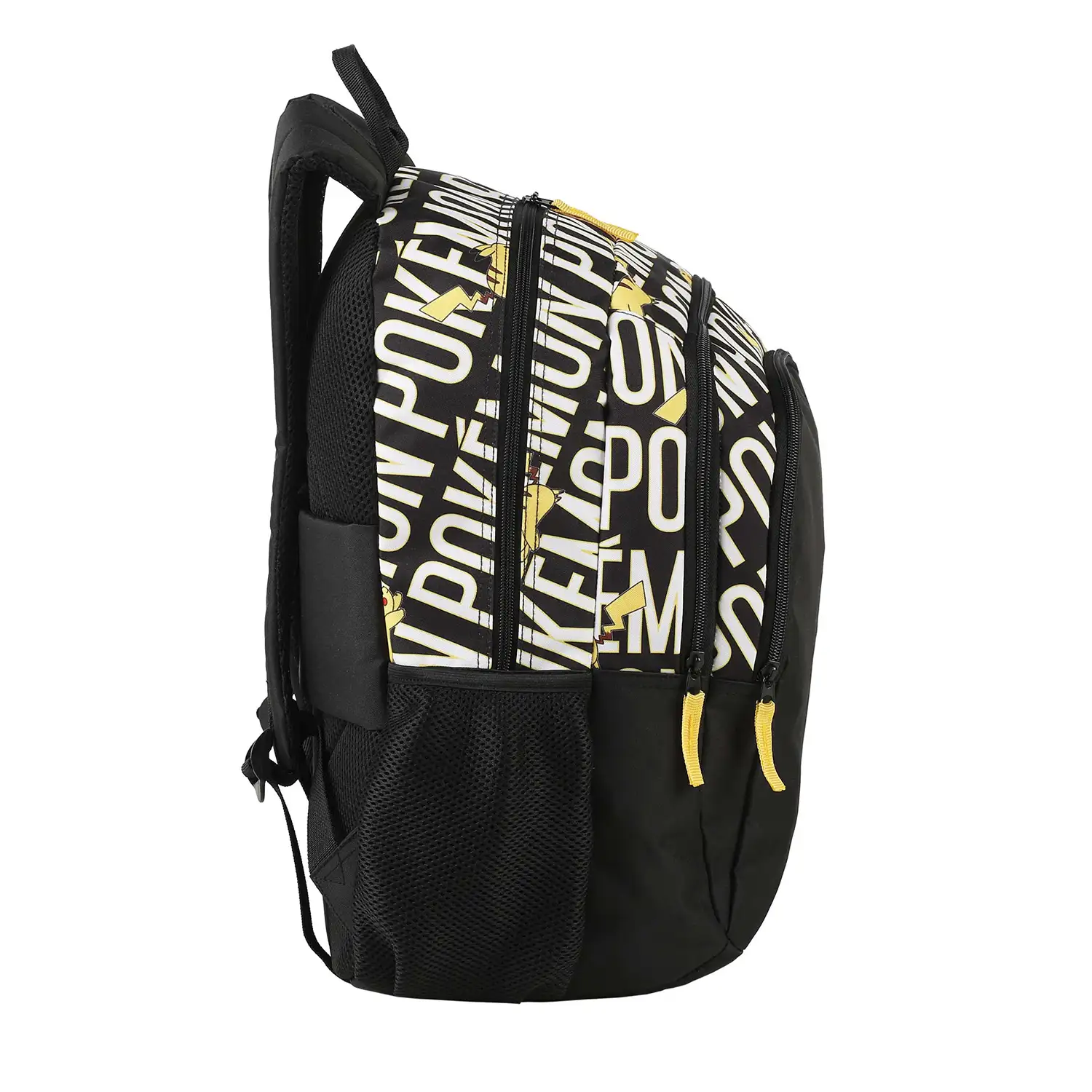 Pokemon mochila primaria doble compartimento, de gran capacidad y adaptable a carro.