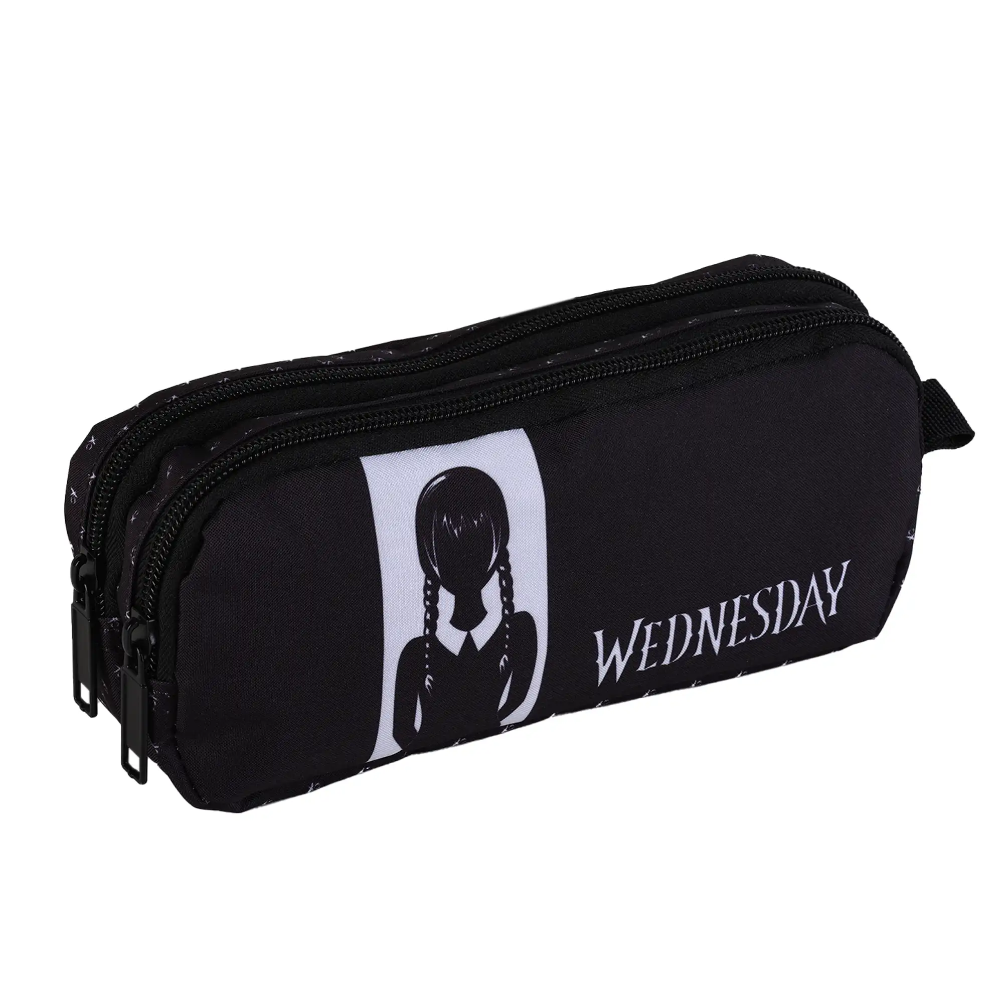 Wednesday Miercoles y Cosa Portatodo Gamer Case. Interior totalmente forrado y personlizado.