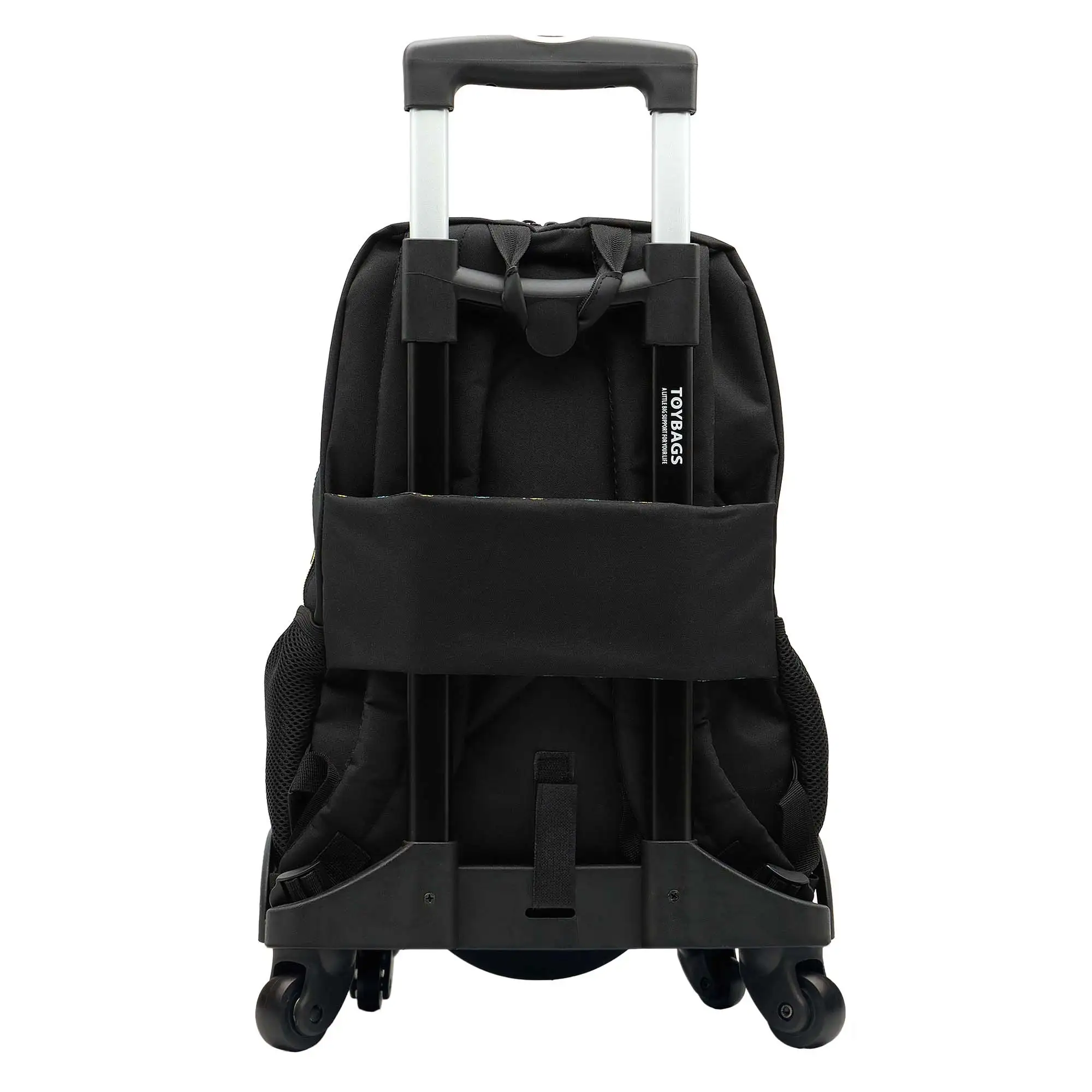 Fortnite Crazy Banana mochila Americano con compartimento portalaptop + carro con protección lateral y stoper frontal, 4 ruedas multidireccionales.