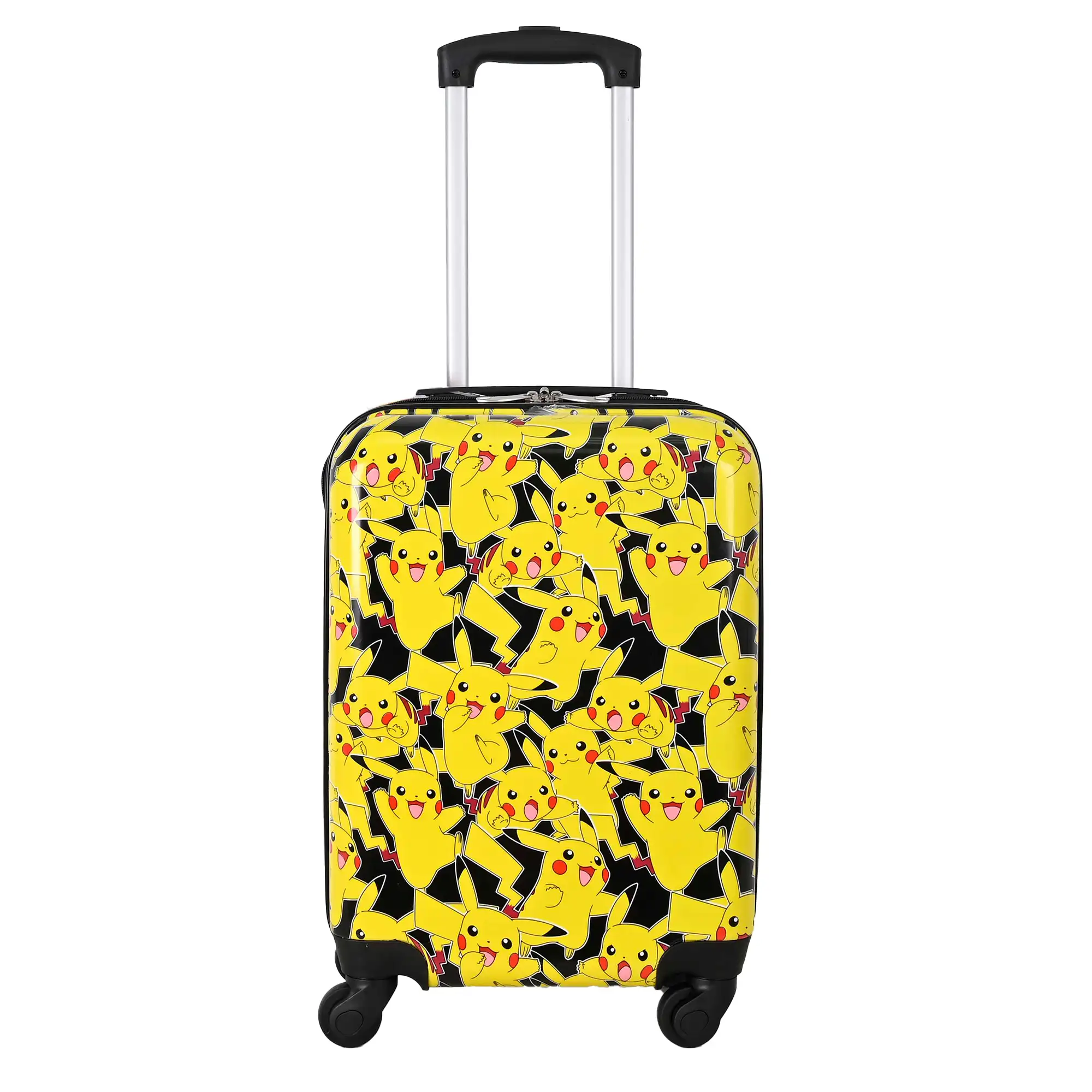 Pokemon Trolley Cabina. 4 ruedas Giratorias y multidireccionales. Frontal en policarbonato estampado. Trasera en ABS.
