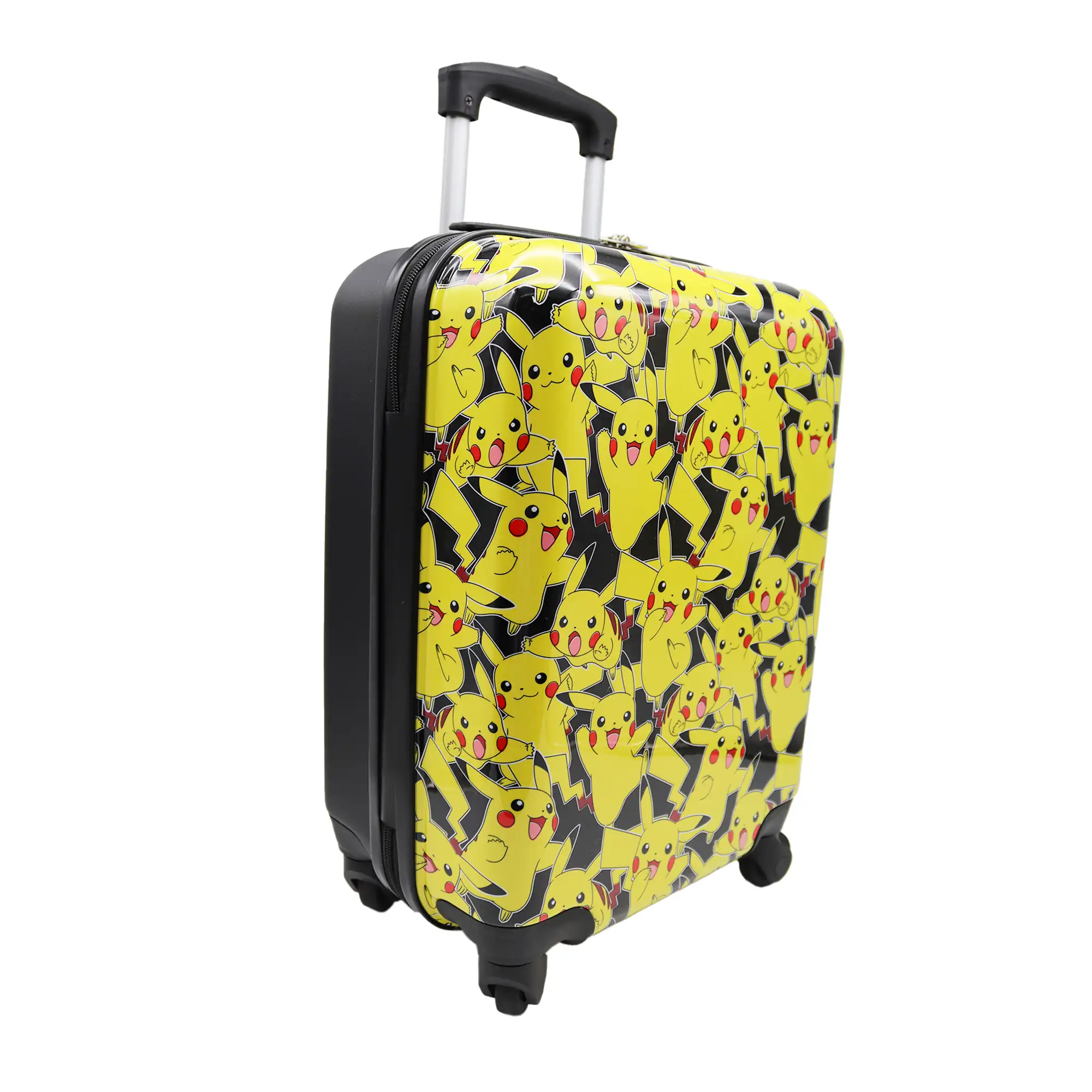 Pokemon Trolley Cabina. 4 ruedas Giratorias y multidireccionales. Frontal en policarbonato estampado. Trasera en ABS.